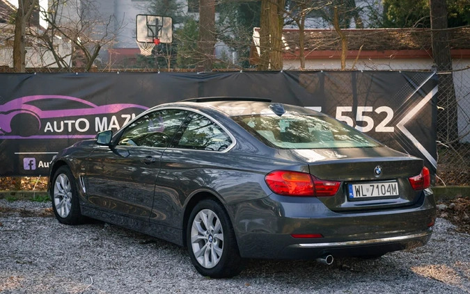 BMW Seria 4 cena 65900 przebieg: 160235, rok produkcji 2013 z Legionowo małe 781